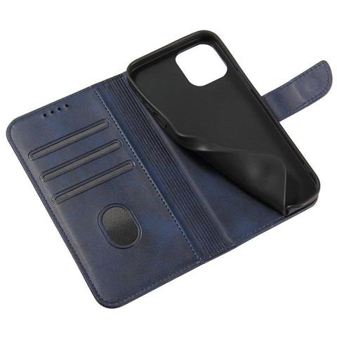 Custodia Magnetica Elegante Con Flap E Funzione Supporto Per Poco M4 Pro 5g Blu - Foto 2