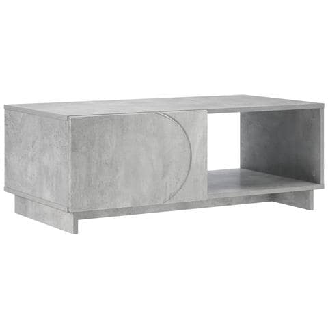 Tavolino da salotto Grigio Cemento 95 x 50,5 x 35 cm - Foto 1