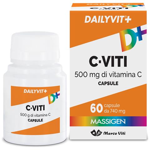 Massigen C Viti 500MG di Vitamina C 60 Capsule - Foto 1