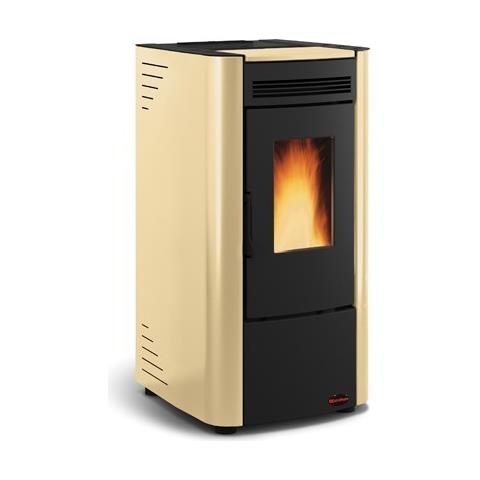 Stufa a Pellet Ketty Rivestimento in Acciaio Verniciato Potenza Termica 6.3 kW 180 m3 Riscaldabili - Foto 8