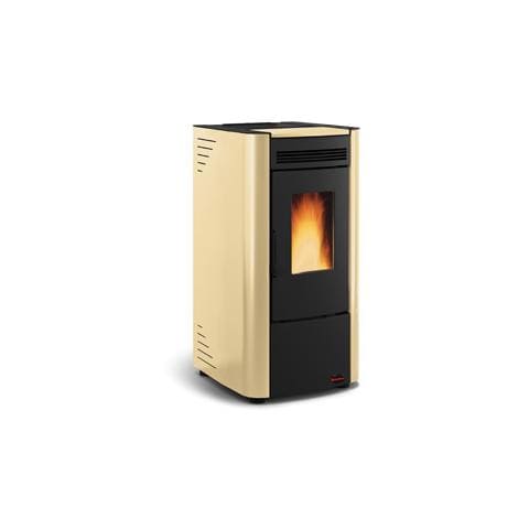 Stufa a Pellet Ketty Rivestimento in Acciaio Verniciato Potenza Termica 6.3 kW 180 m3 Riscaldabili - Foto 1
