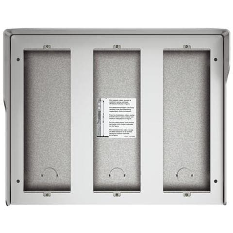 Scatola Fuori Muro 6 Moduli Con Tetto Antipioggia Integrato Finitura Allmetal - Foto 3
