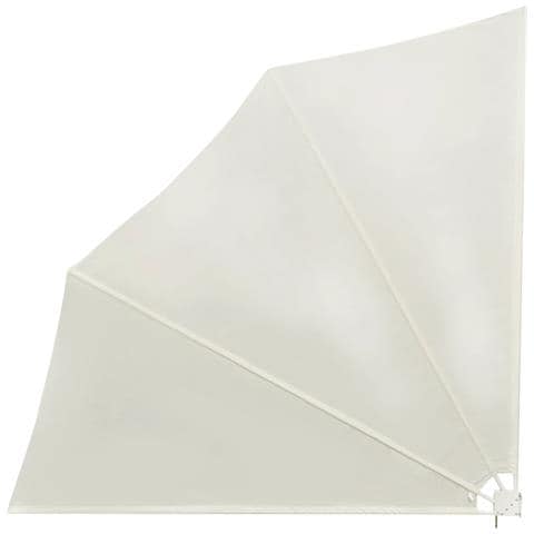 Tenda Laterale per Balcone Pieghevole Crema 140x140 cm - Foto 1