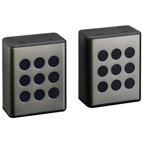 Speaker Wireless Bluetooth BTP-200BK Colore Grigio - Foto 2