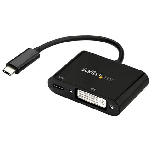 Adattatore USB-C a DVI con Power Delievery - 1920x1200 - Nero - Foto 1