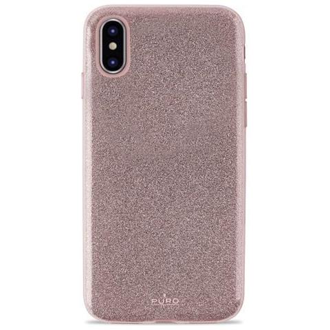 Cover Per Puro Iphone Xs Max 6.5'' Glitter Shine Oro Rosa - Foto 1