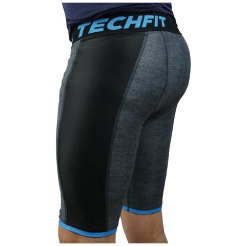 Techfit Chill Short Tights S27030, Uomo, Grigio, Pantaloncini, Numero: 46 - Foto 2