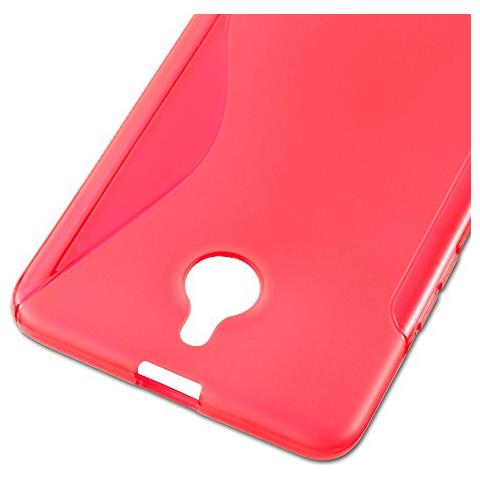 Custodia Compatibile Con Nokia Lumia 850 In Rosso Cremisi - Coperchio Protettivo In Silicone Tpu Flessibile - Foto 2