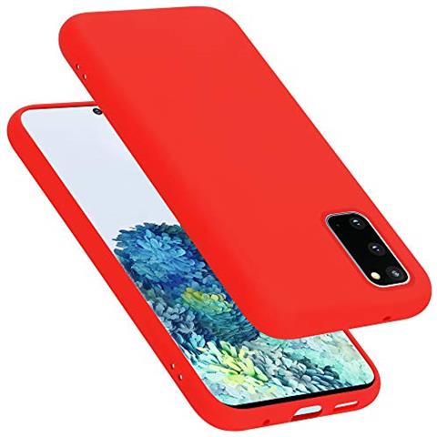 Custodia Compatibile Con Samsung Galaxy S20 6.2 In Liquid Rosso - Coperchio Protettivo In Silicone Tpu Flessibile - Foto 1