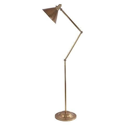 Provence Una Luce Lampada Da Terra In Ottone Invecchiato - Foto 1