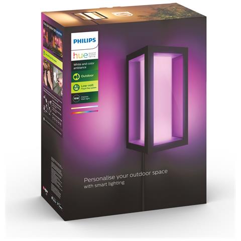 Philips Hue White and Color ambiance Impress Lampada Smart da parete rettangolare Nero Estensione (alimentatore non incluso) Basso voltaggio - Foto 6