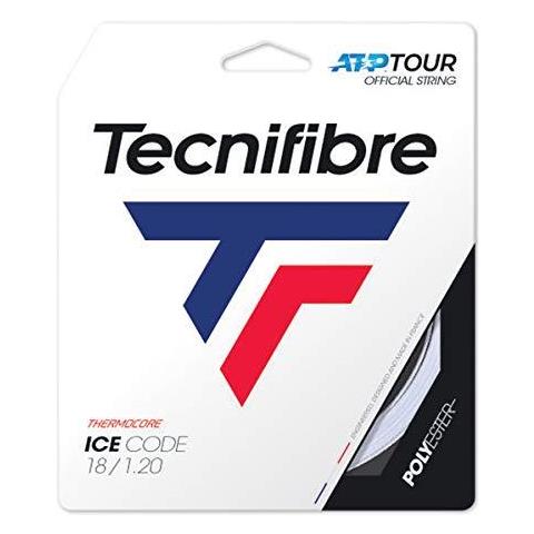 Ice Codice Racchetta Da Tennis String - 120 Millimetri 18g - 12m Set - Bianco - Foto 1