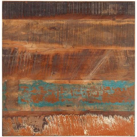 Piano Del Tavolo Quadrato 60x60cm 25-27 Mm Massello Di Recupero - Foto 1