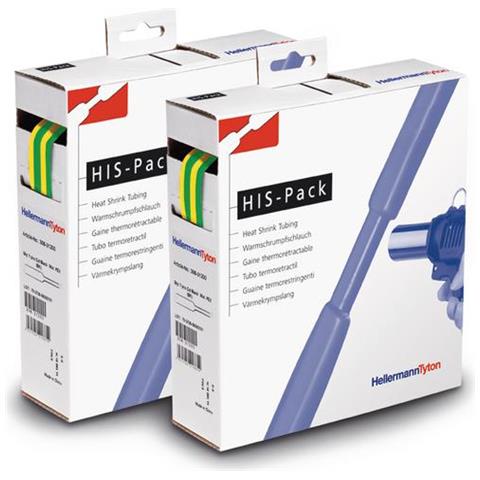 Schrumpfschlauch-box Gelb / grn 9.5 Mmx4.7 Mmx5 M - 300-30957 (his-pack-9,5/4,7-gny) - Foto 1