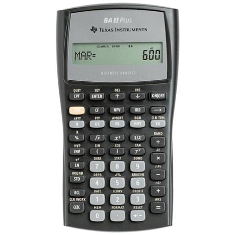 BAII PLUS, tasca, Scientifico, Nero - Foto 1