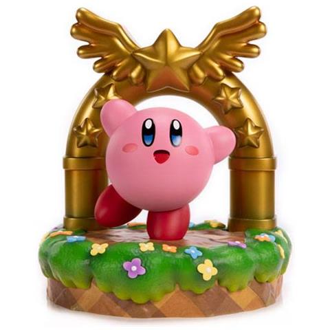 Kirby Pvc Statue Kirby And The Goal Door 24 Cm - Foto 1