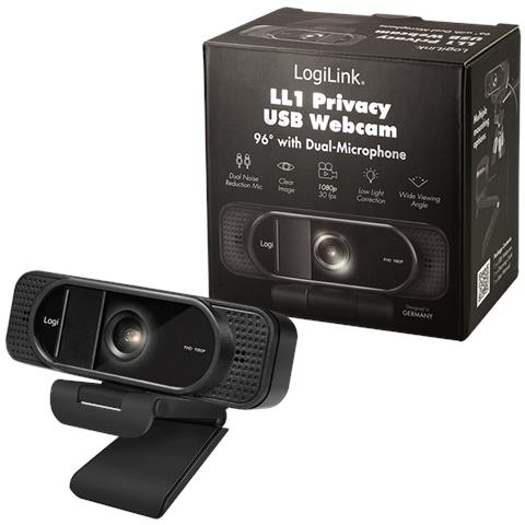 UA0381 webcam 1920 x 1080 Pixel USB 2.0 Nero - Foto 10