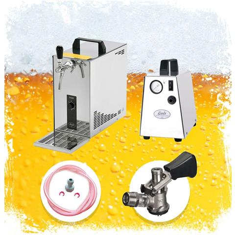 Set Completo - Spillatore Birra - Pygmy 25 Dispenser Birra Macchina Per Birra 1-linea 35 Litri /h - Raffreddatore A Secco Keg Type D - Foto 6
