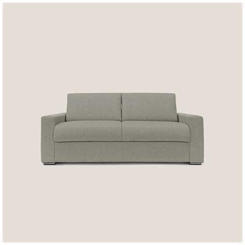 Nixon Divano letto matrimoniale con materasso 20 cm in tessuto impermeabile T03 220 cm (mat. 160x197) talpa - Foto 2