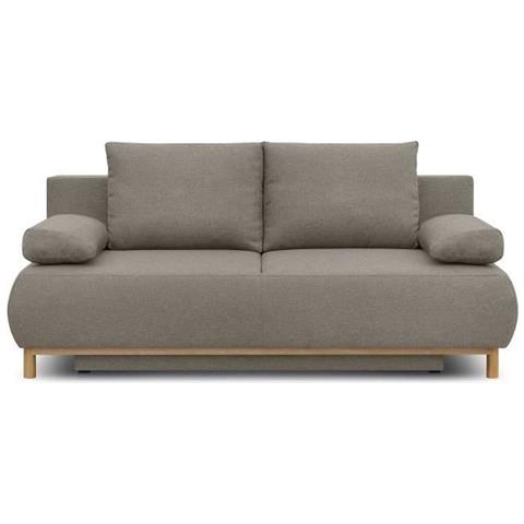 Panca Trasformabile A 3 Posti Mika - Tessuto Beige - Contenitore - 192 X 84 X 93 Cm - Foto 1