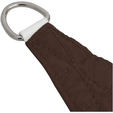 Parasole A Vela Oxford Rettangolare 6x8 M Marrone - Foto 3