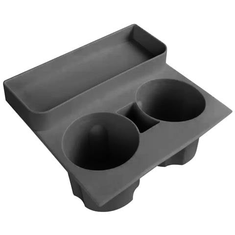 Portabicchieri Per Tesla Modello Y / 3, Vassoio Organizer Per Inserti Nella Console Centrale Grey - Foto 1