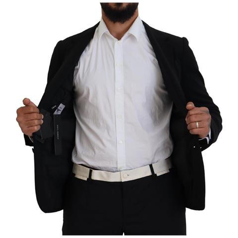 Blazer Da Giacca Slim Fit Con Corona Di Lana Nera - It46 - S - Foto 5