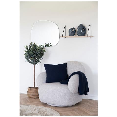 Plaid Santos - Blu - Cotone Reciclato - 130x170x0 Cm - Foto 2