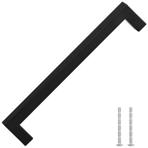 Maniglie Per Mobili 5pz Nere 192mm In Acciaio Inox - Foto 3