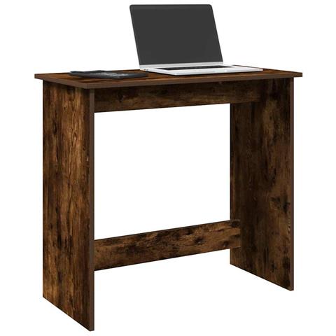 Scrivania Rovere Fumo 80x40x75 Cm In Legno Multistrato - Foto 1
