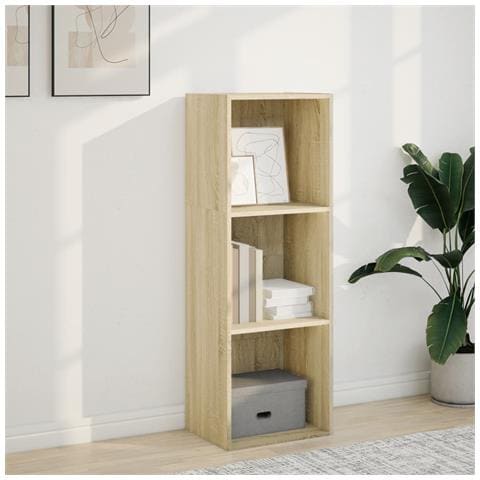Libreria Rovere Sonoma 40x30x114 Cm In Legno Multistrato - Foto 3