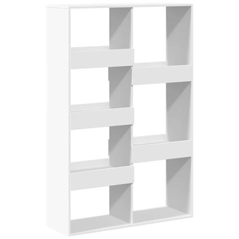 Libreria Bianca 100x33x155,5 Cm In Legno Multistrato - Foto 2