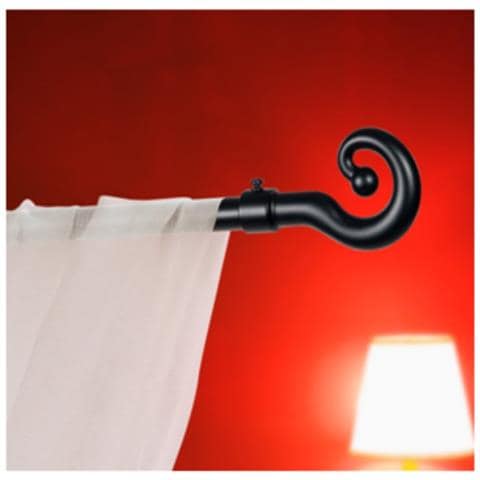 Kit Bastone Per Tenda In Acciaio Nero 2.0 - 3.7 Mt - Foto 1