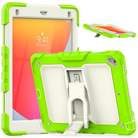 Custodia Verde Per Ipad 10.2 Con Supporto Regolabile - Resistente E Pratica - Foto 1