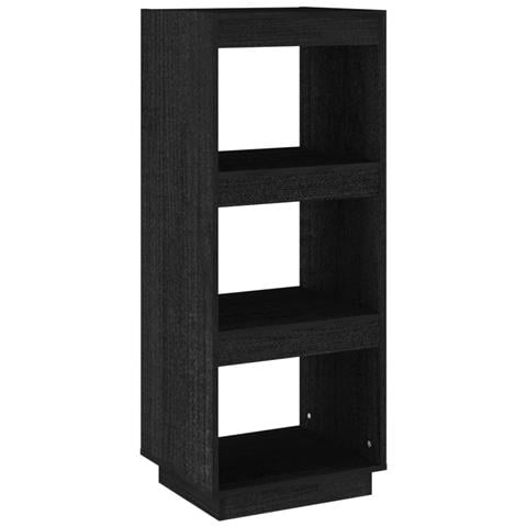 Lusso Casadino - Libreria/divisorio Nero 40x35x103 Cm In Legno Massello Di Pino - Foto 1