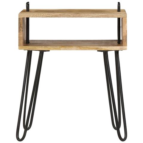 Lusso Casadino -  Comodino In Legno Massello Di Mango 40x34x47 Cm - Foto 1