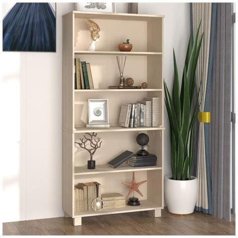 Credenza Hamar In Legno Massello Di Pino Marrone - Foto 7