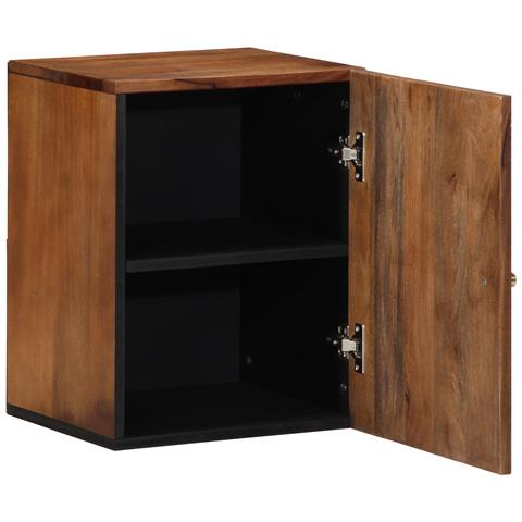 Armadio da Bagno 38x33x48 cm in Legno Massello di Mango - Foto 2