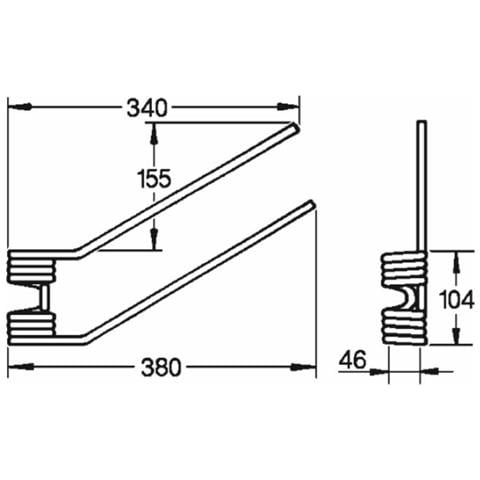 Dente Girello Sx Adattabile Lince Filo 9 - Foto 1