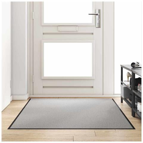 Tappetino Grigio e Nero 120 x 180 cm Polipropilene e vinile - Foto 2