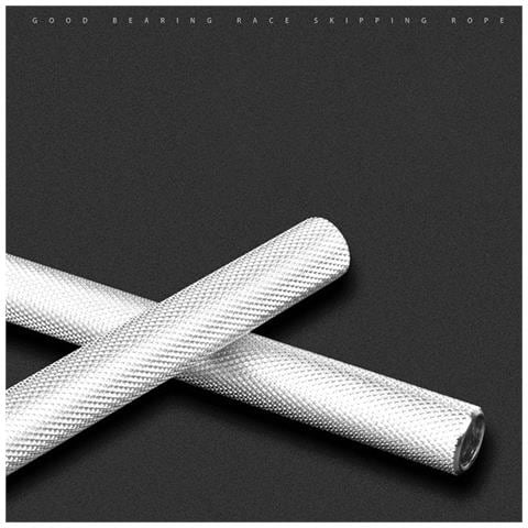 Corda Per Saltare In Filo D'acciaio Da 1,2 Cm Con Corda Di Ricambio E Borsa - Ideale Per Fitness E Allenamento Di Velocità Black - Foto 3