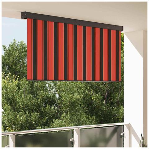 Tenda a Rullo Esterna arancione e marrone 220 x 250 cm Tessuto - Foto 2