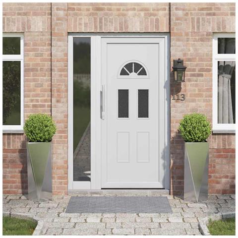 Fioriera 2 pcs Argento 30 x 30 x 75 cm Acciaio inossidabile - Foto 2