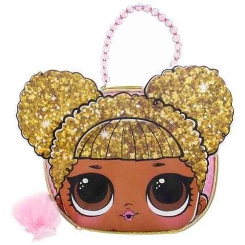 Borsa Termica Per Pranzo Per Bambini Con Glitter E Manico Con Perle, Oro - Foto 1