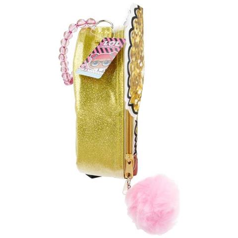 Borsa Termica Per Pranzo Per Bambini Con Glitter E Manico Con Perle, Oro - Foto 2