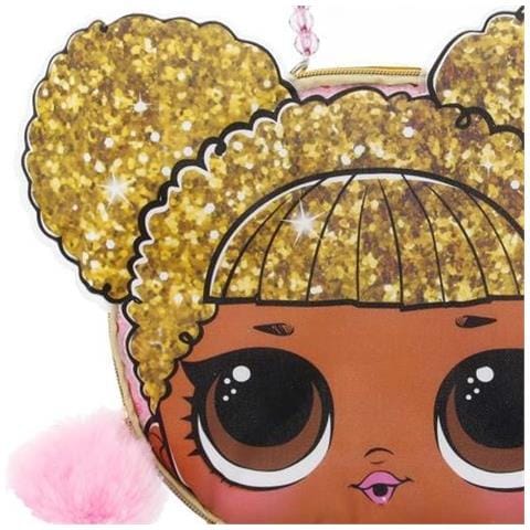 Borsa Termica Per Pranzo Per Bambini Con Glitter E Manico Con Perle, Oro - Foto 4