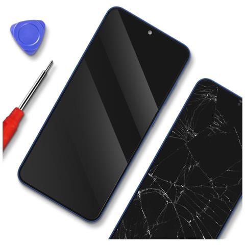 Schermo Amoled Completo Per Galaxy S25 Plus Service Pack Con Telaio, Blu Notte - Foto 4