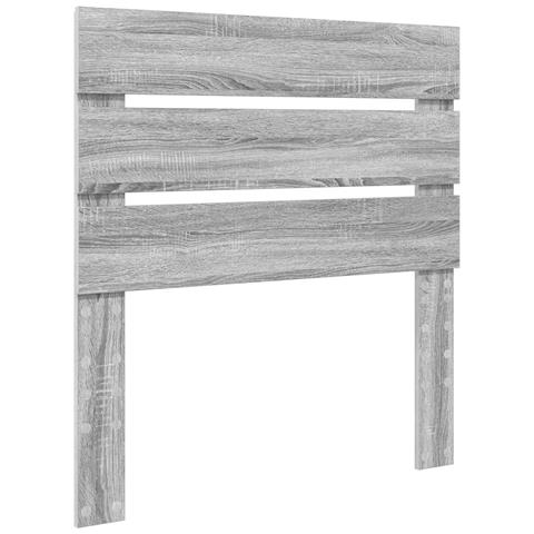 Testiera Grigio Sonoma 75 cm Legno multistrato - Foto 1