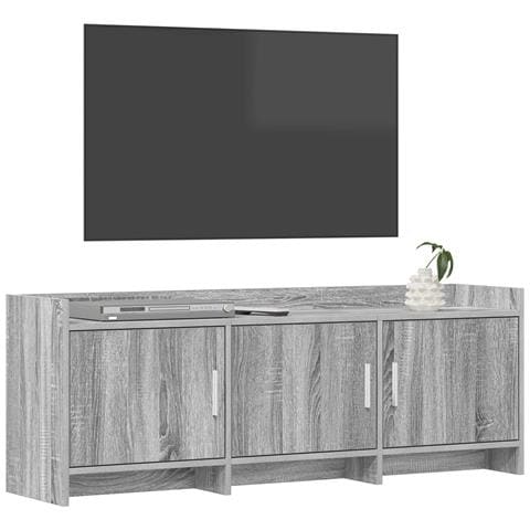 Mobile TV 130 x 33 x 47 cm Sonoma grigio Legno ingegnerizzato - Foto 2