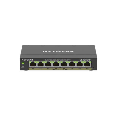GS308EPP Gestito L2/L3 Gigabit Ethernet (10/100/1000) Supporto Power over Ethernet (PoE) Nero - Foto 7